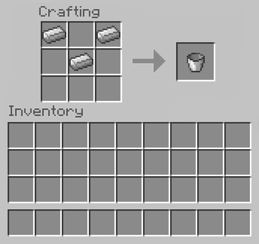 How to Make a Bucket in Minecraft