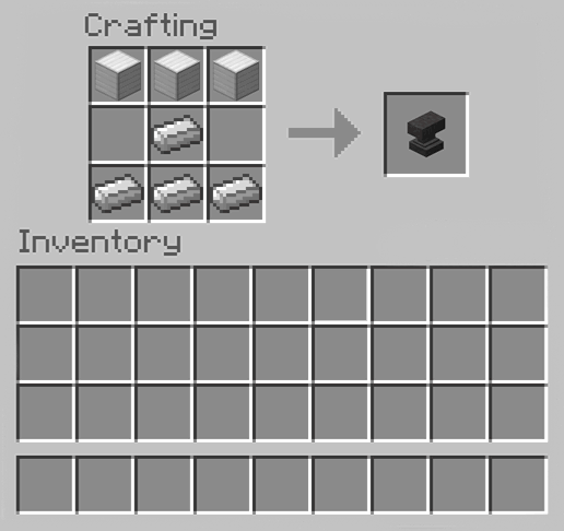 minecraft anvil disappeared