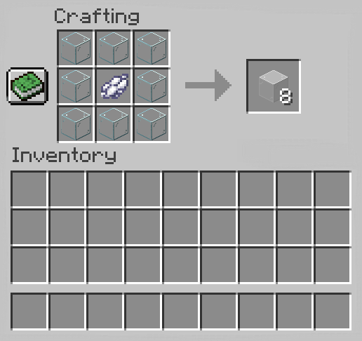 Make White Stained Glass in Minecraft