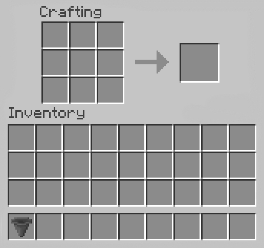 Make a Hopper in Minecraft