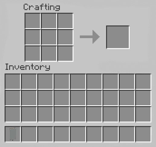 Make a White Banner in Minecraft