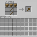 How to Make a Wooden Pickaxe in Minecraft