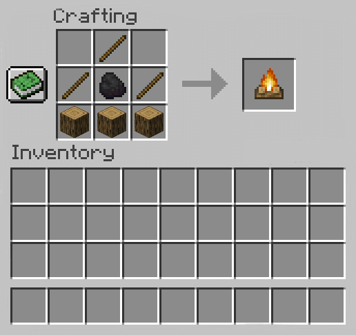 How to Make a Campfire in Minecraft