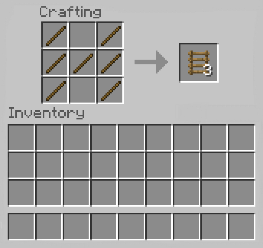 How to Make a Ladder in Minecraft