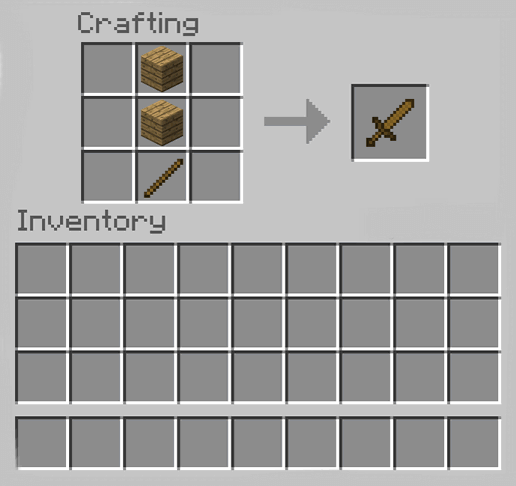 How to Make a Sword in Minecraft