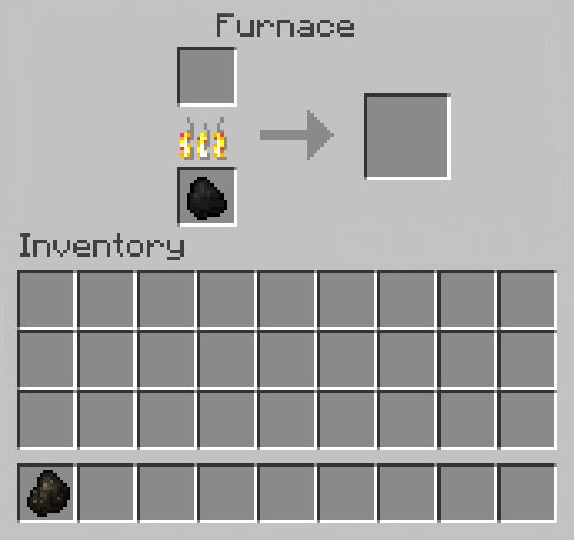 Make Charcoal in Minecraft