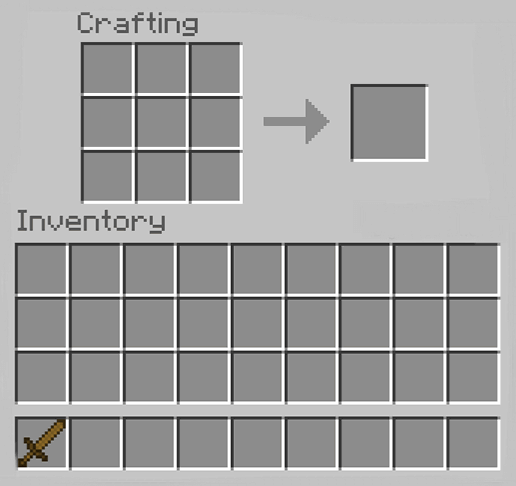 Make a Sword in Minecraft