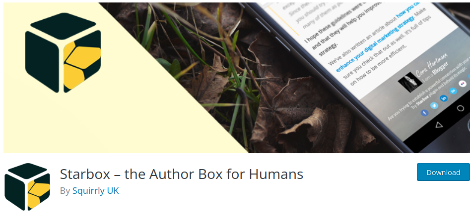 Starbox – the Author Box for Humans