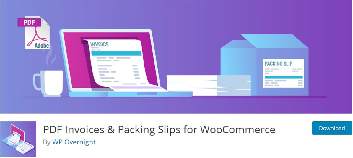 PDF Invoices and Packing Slips for WooCommerce banner