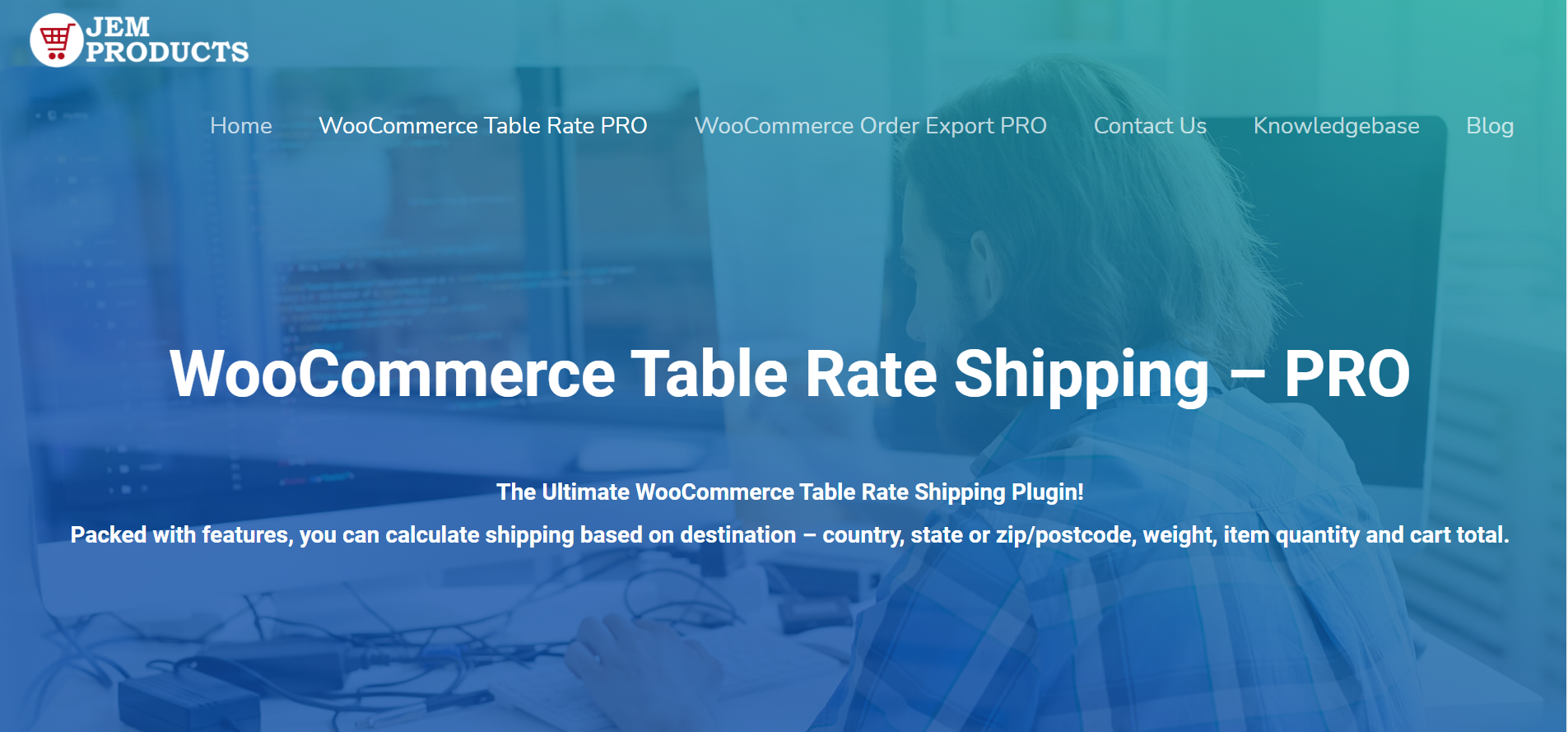 WooCommerce Table Rate Shipping website