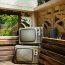 What are the dimensions of a typical farmhouse media console?