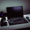 a laptop on a desk video game installation, gaming setup, reinstall game