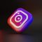 a purple and red instagram logo on a black background instagram story app privacy setup