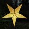 yellow star hanging decor with light snapchat, gold star, user story