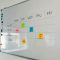 a white board with sticky notes on it marketing workflow automation dashboard, team collaboration screen, content calendar planning